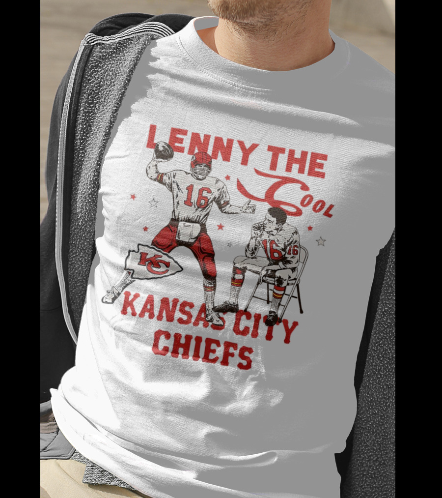 Lenny The Cool Len Dawson Kansas City Chiefs 16 T-Shirt