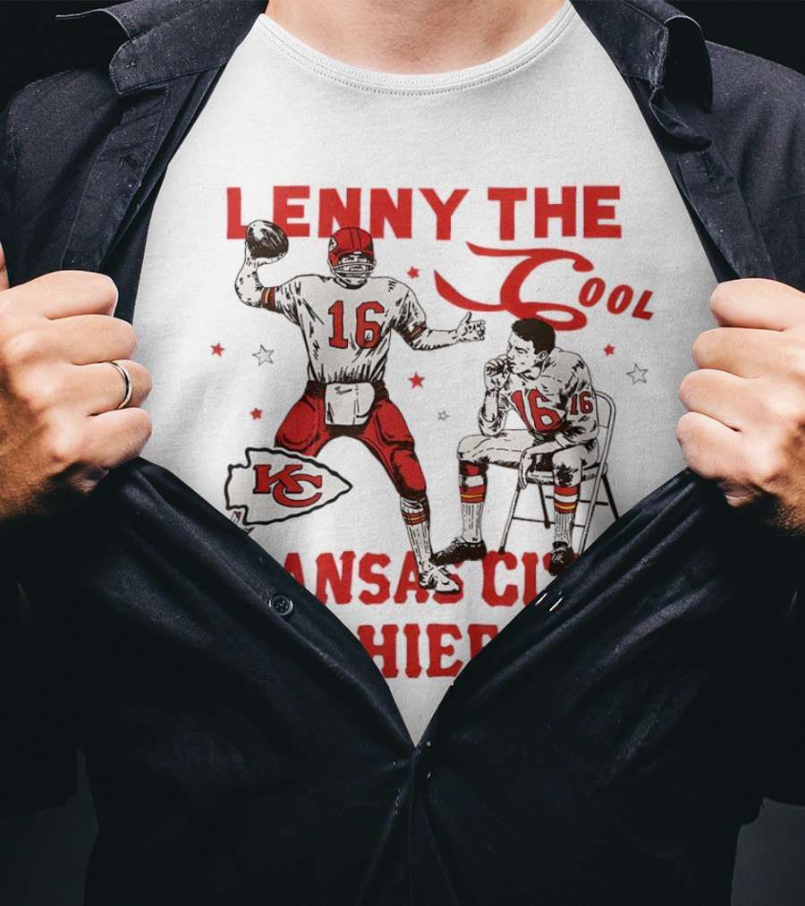 Lenny The Cool Len Dawson Kansas City Chiefs 16 T-Shirt