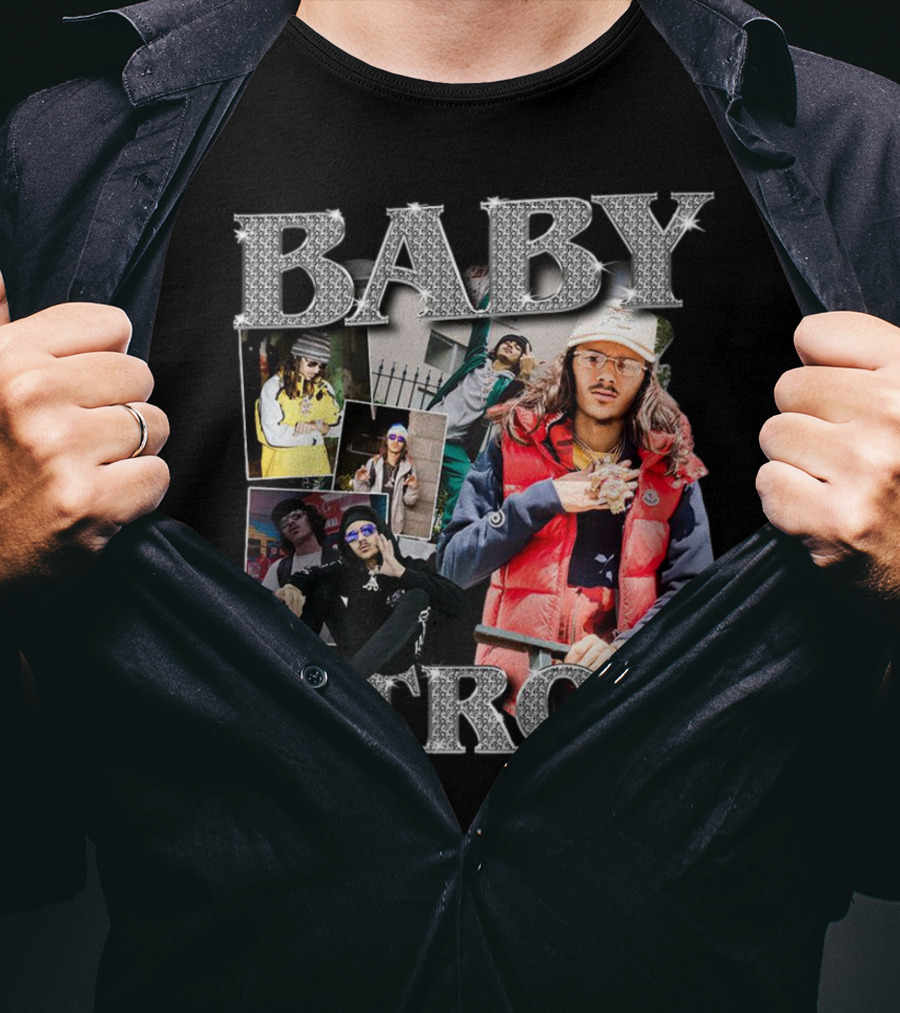 Babytron Hip Hop Style Collage Pullover Aesthetic T-Shirt