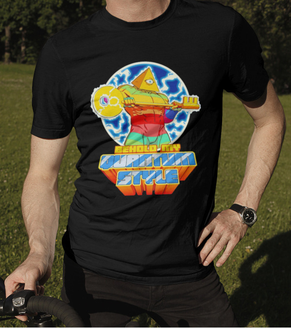 Behold My Key Master Quantum Style Pyramid Head With Cosmic Power T-Shirt