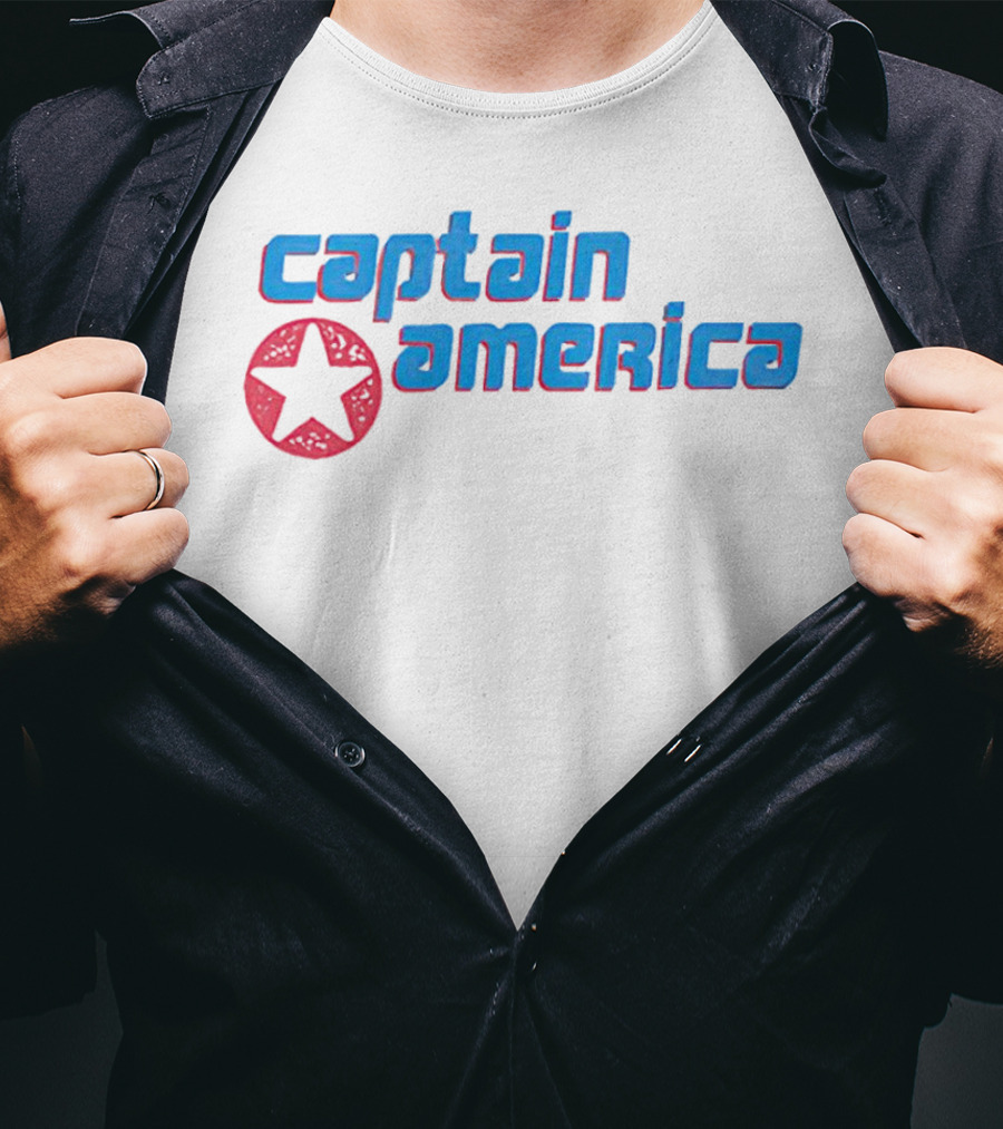 Captain America Retro Star T-Shirt