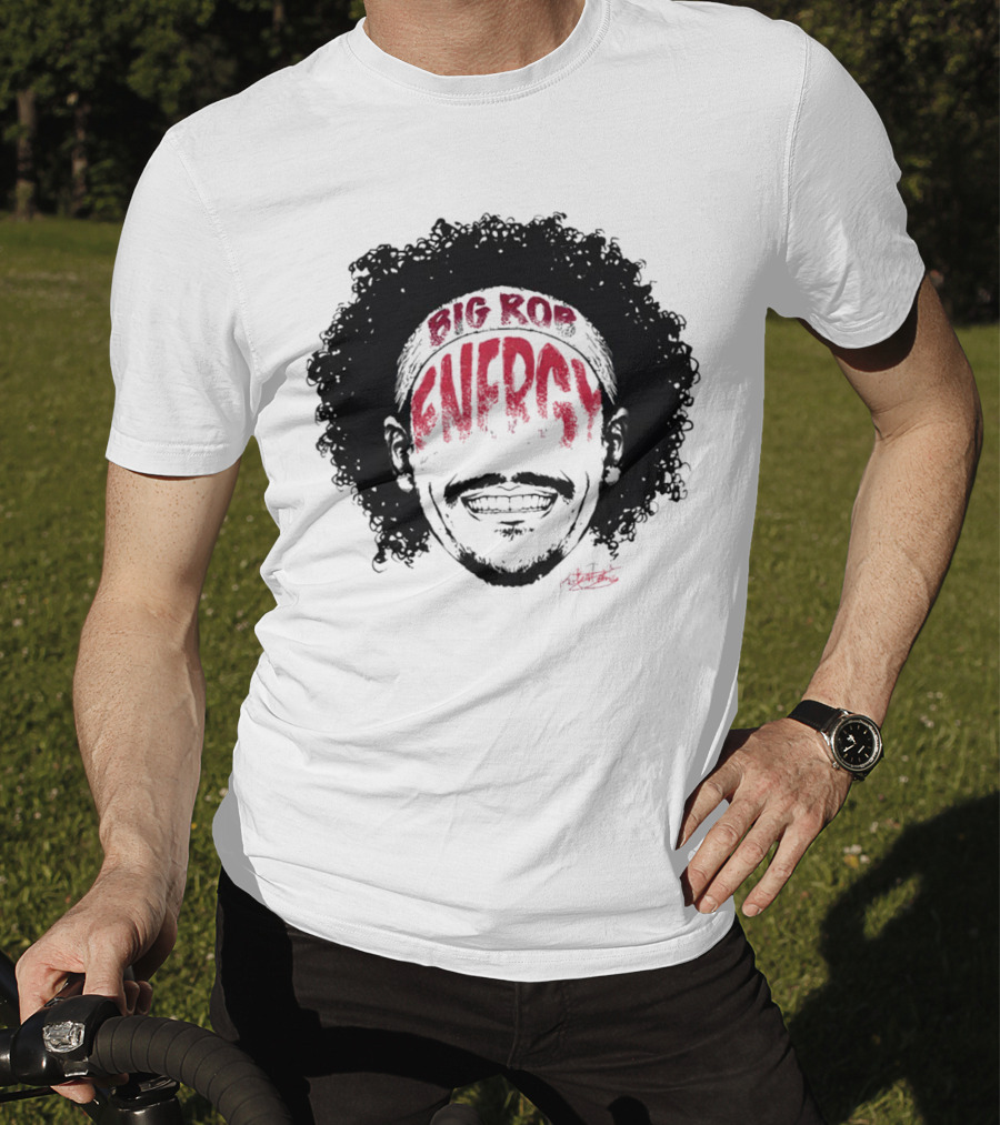 Big Rob Energy Robert Jones Signature Afro T-Shirt