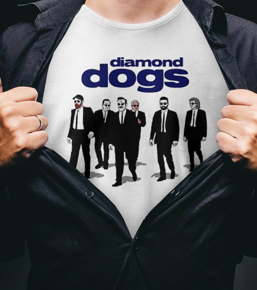 Ted Lasso Diamond Dogs Reservoir Dogs T-Shirt