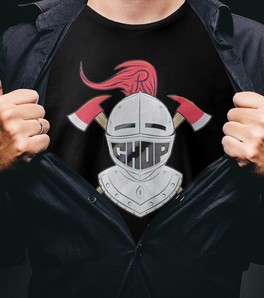 UCF Knights Football Helmet Axes Chop Shield T-Shirt