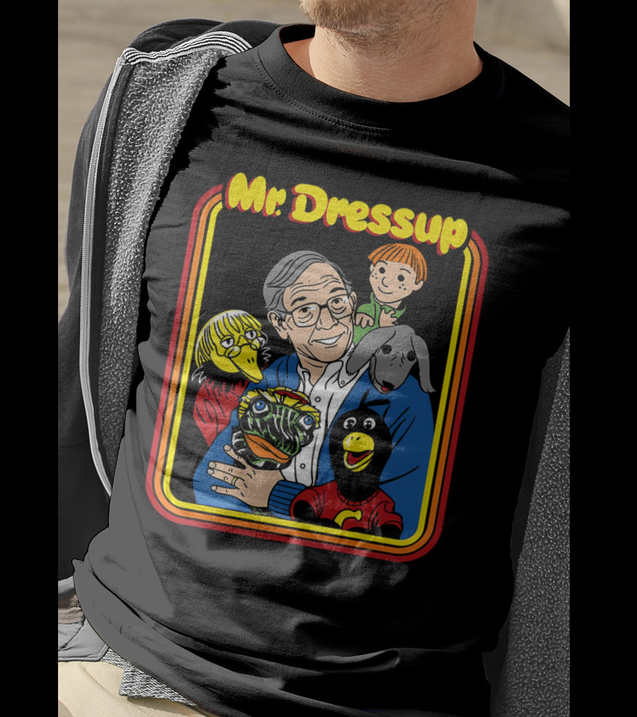 Mr. Dressup With Friends And Puppets Illustration CBC Collaboration T-Shirt