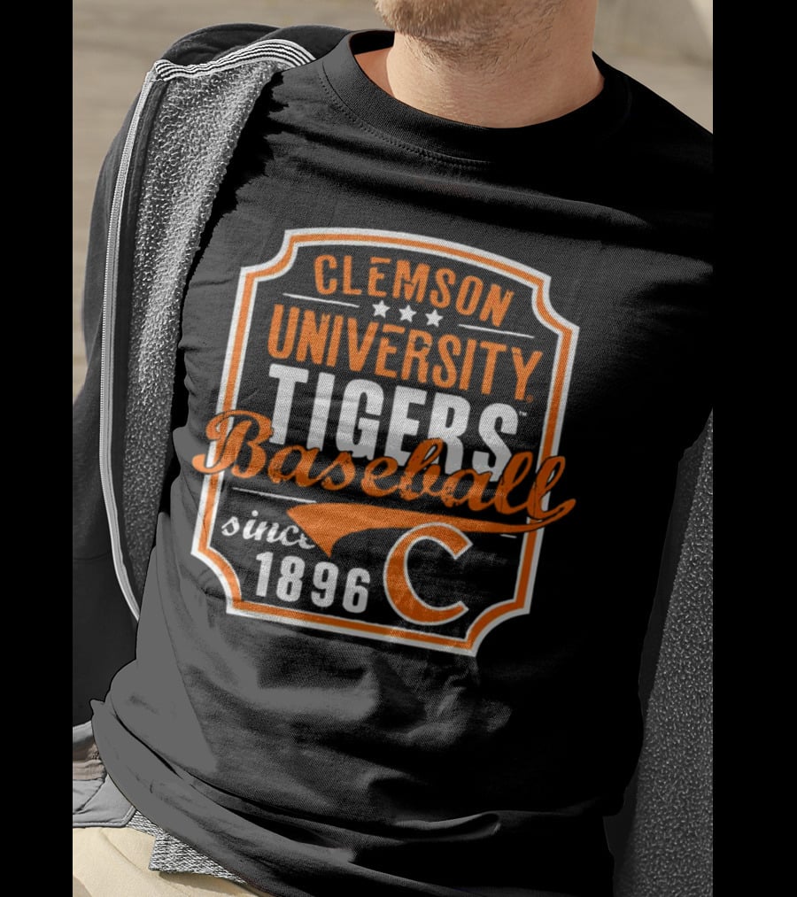 Clemson University Tigers Baseball Since 1896 T-Shirt
