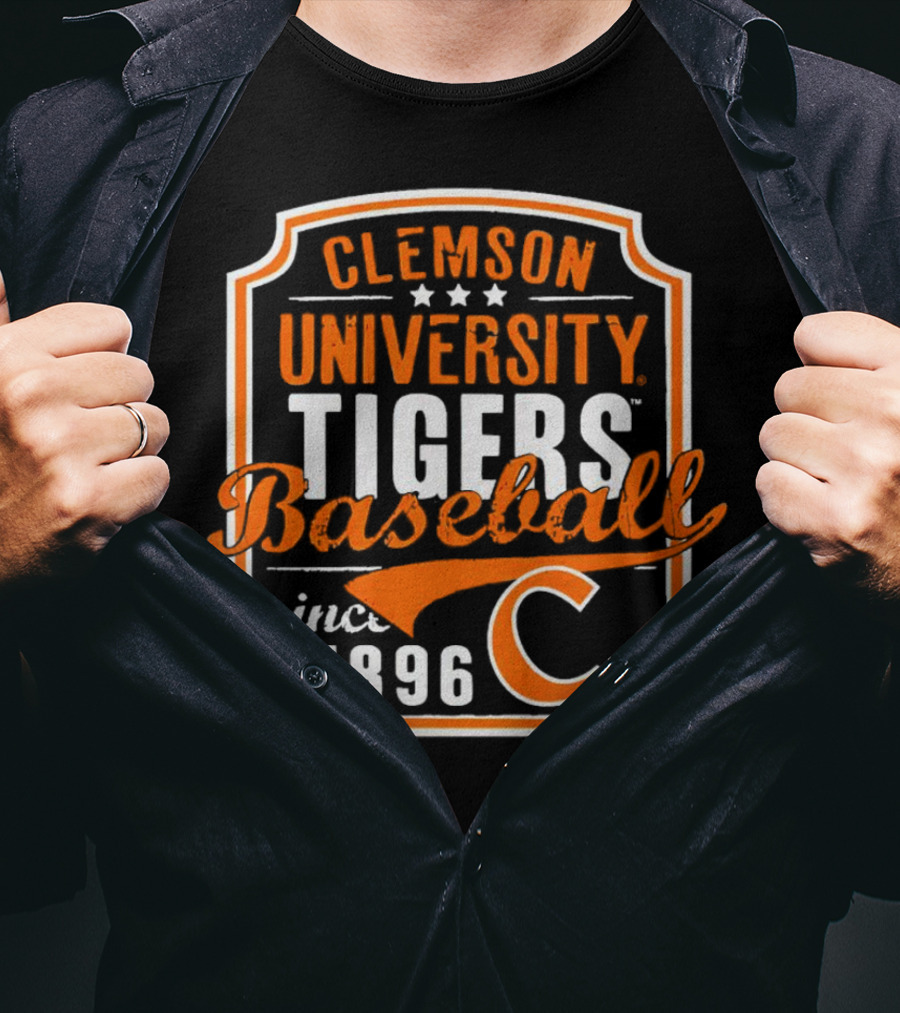 Clemson University Tigers Baseball Since 1896 T-Shirt