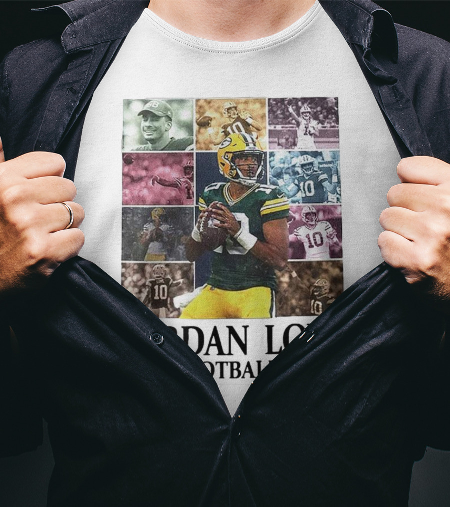 Jordan Love Green Bay Football Highlights Tour T-Shirt