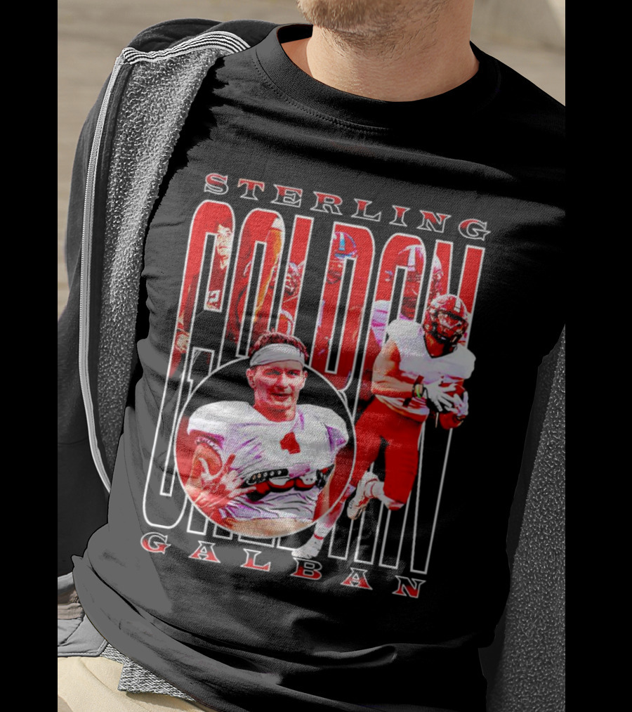 Sterling Galban Jacksonville State Gamecocks Football Star Receiver T-Shirt
