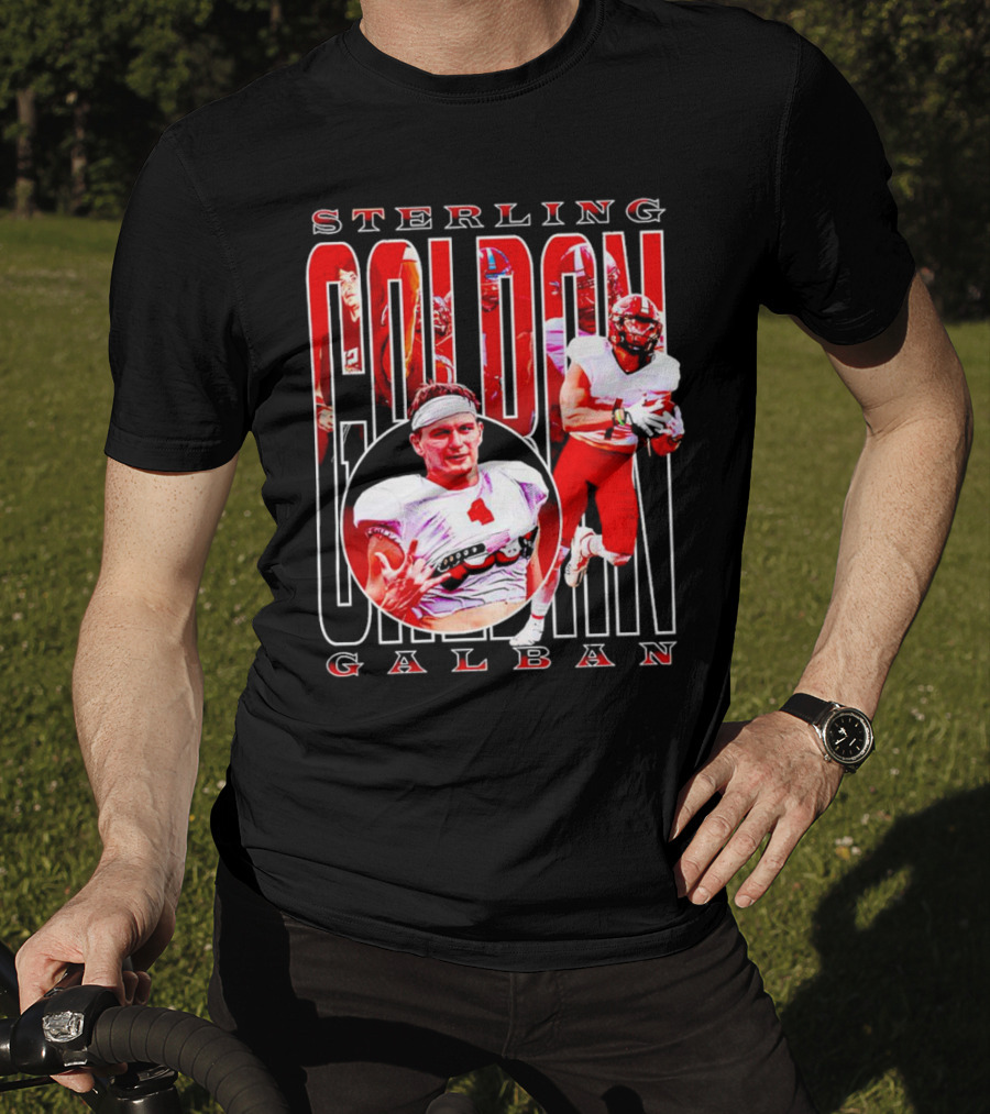 Sterling Galban Jacksonville State Gamecocks Football Star Receiver T-Shirt