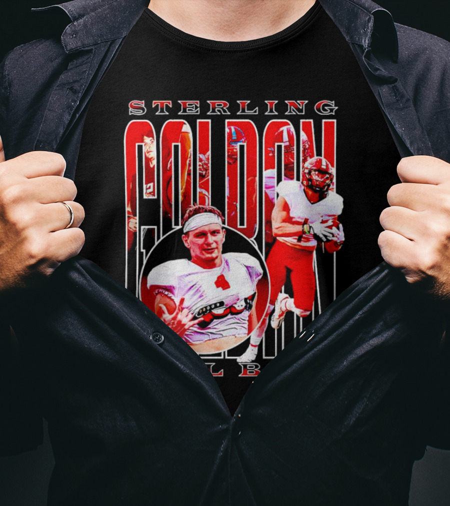 Sterling Galban Jacksonville State Gamecocks Football Star Receiver T-Shirt