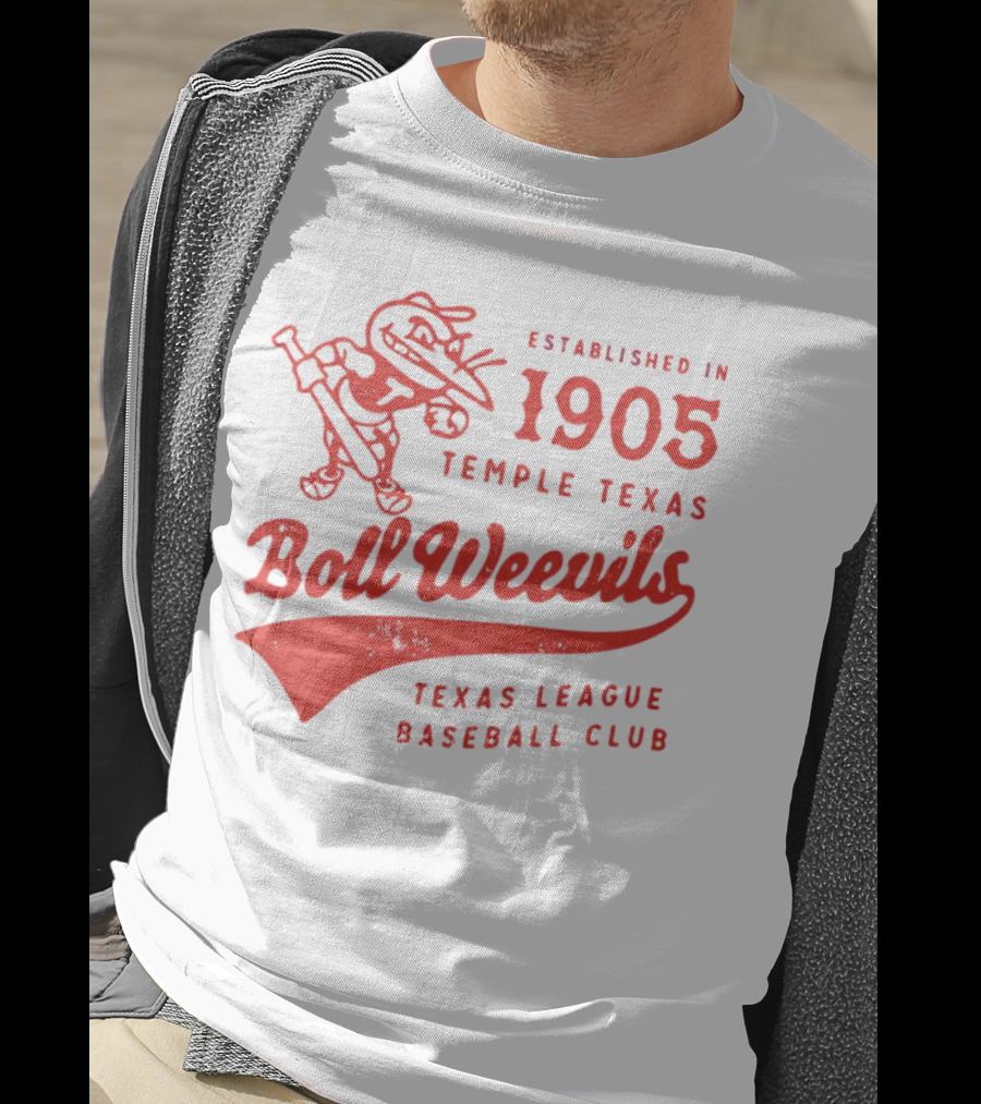 Established 1905 Temple Texas Boll Weevils Texas League Baseball Club T-Shirt