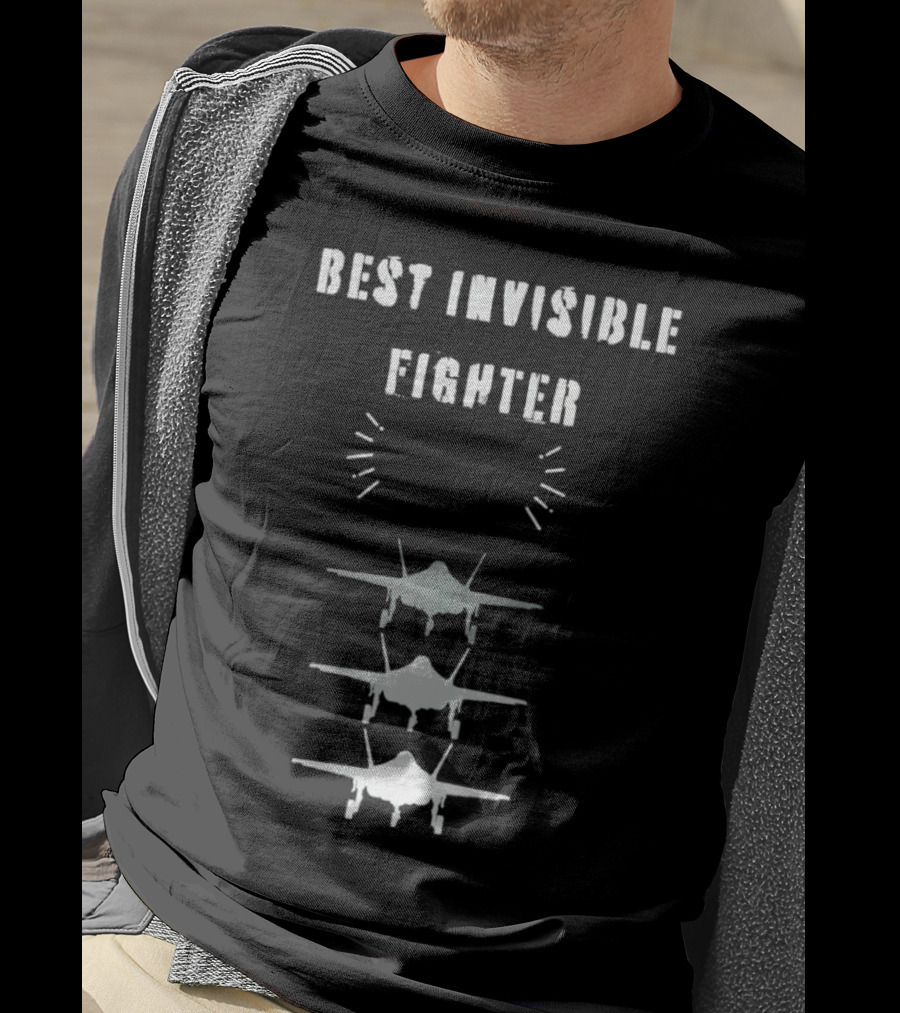 Best Invisible Fighter Jet Trio T-Shirt