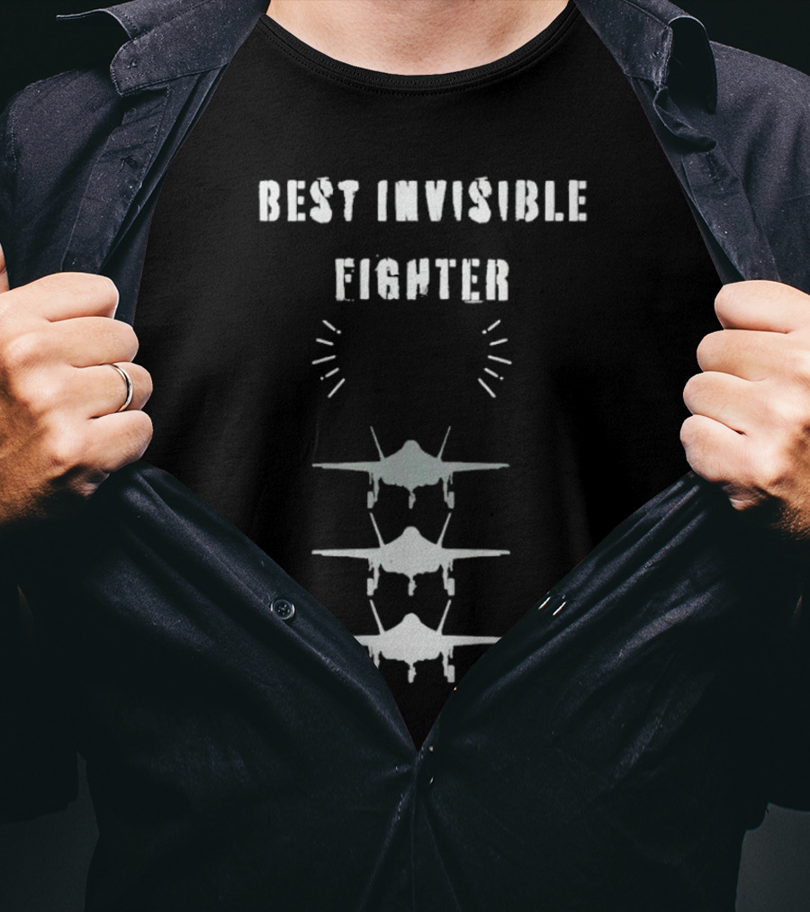 Best Invisible Fighter Jet Trio T-Shirt