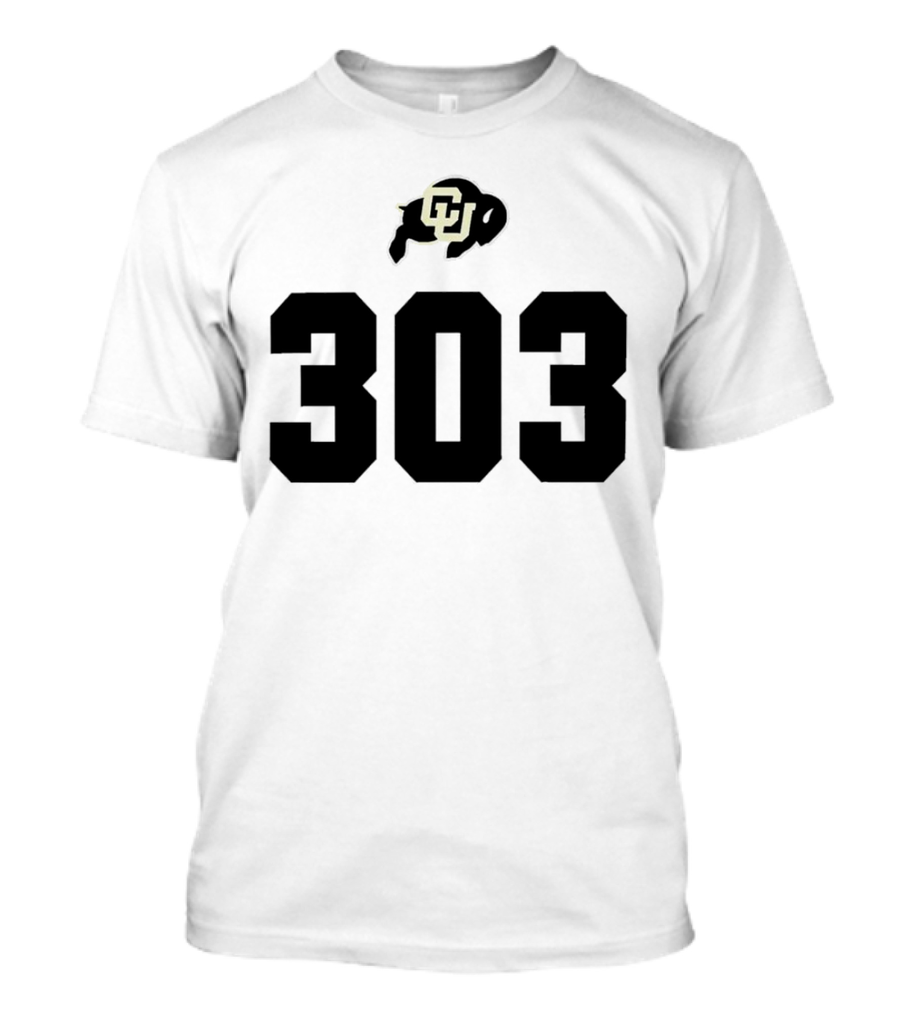 Colorado Buffaloes CU Logo 303 T-Shirt