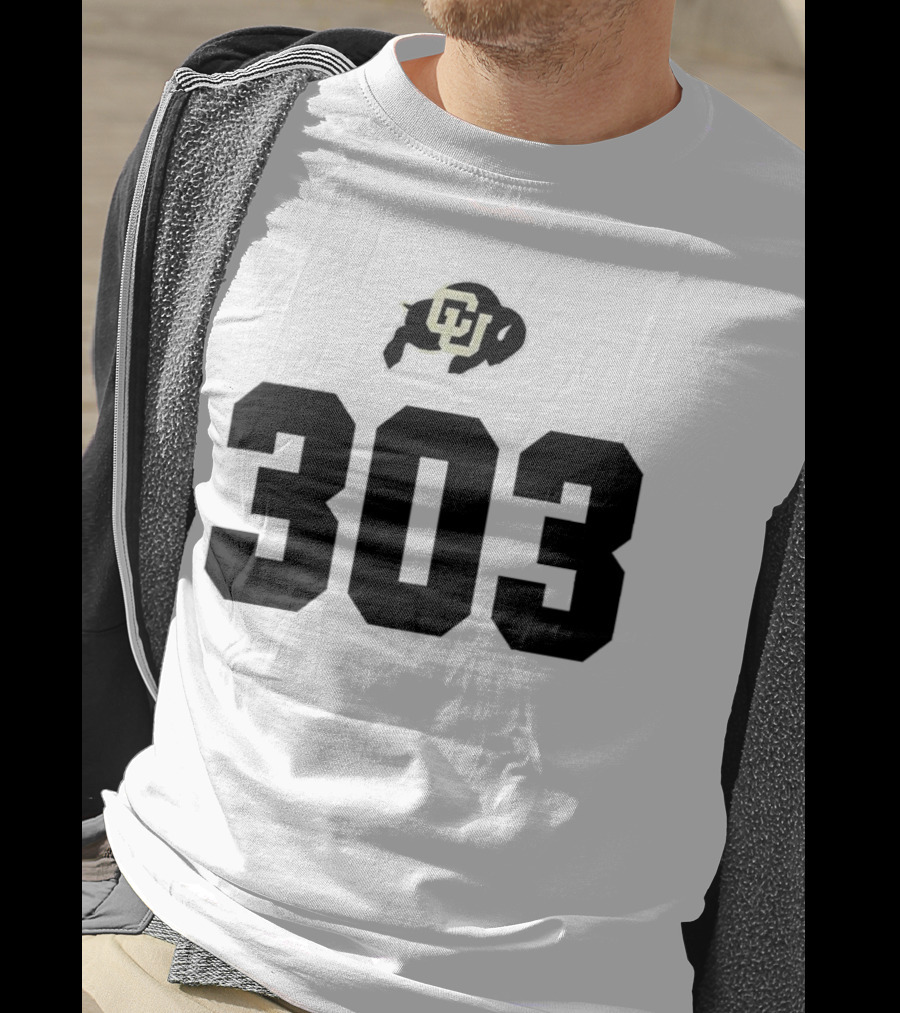 Colorado Buffaloes CU Logo 303 T-Shirt