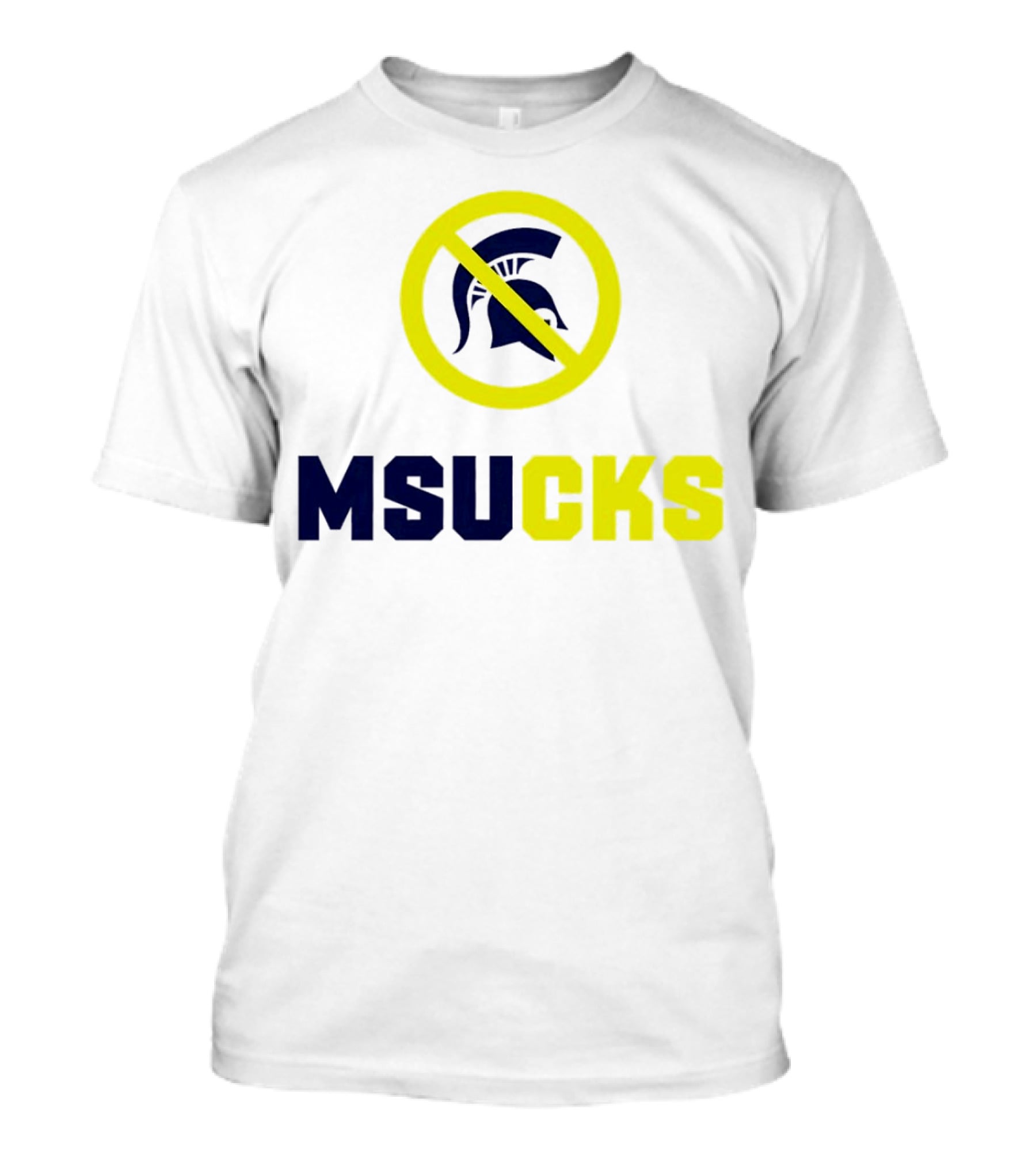 MSU Spartans MSUCKS Rivalry Ban T-Shirt