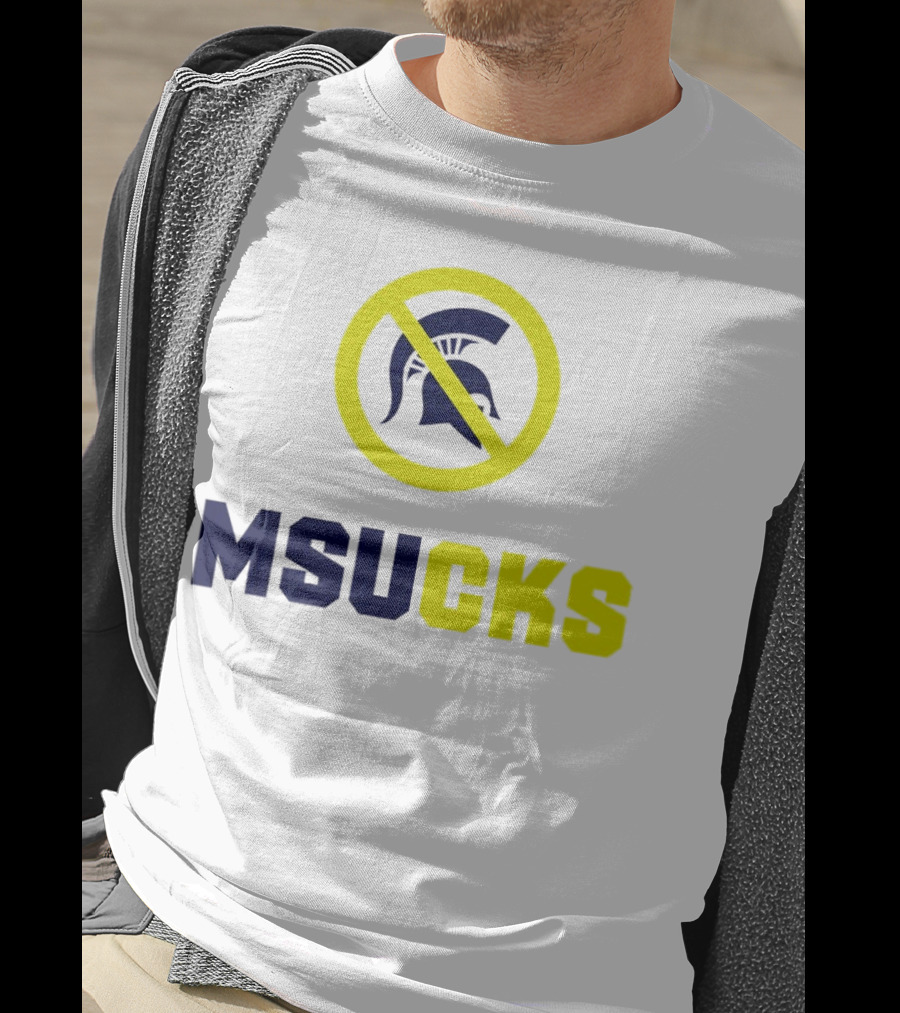 MSU Spartans MSUCKS Rivalry Ban T-Shirt