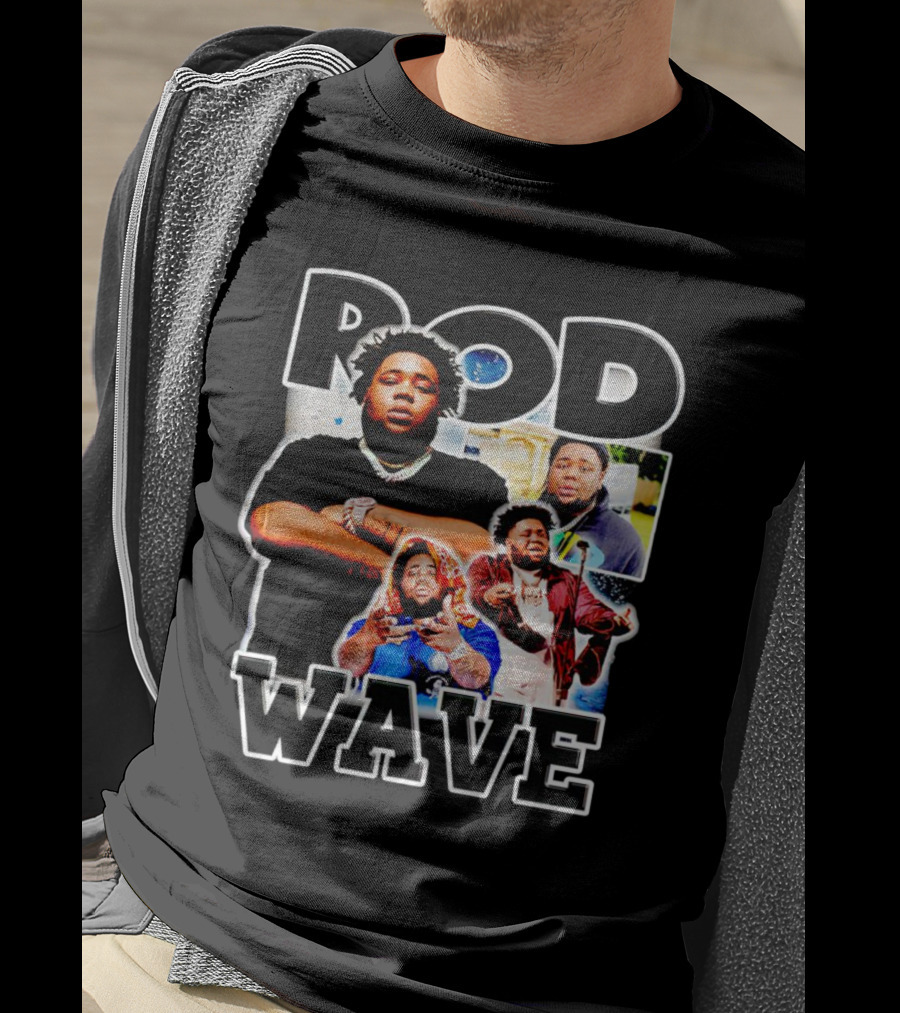 Rod Wave Vintage Collage Hip Hop T-Shirt