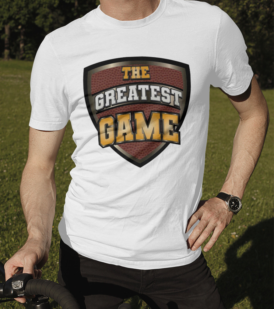 The Greatest Game Basketball Shield T-Shirt