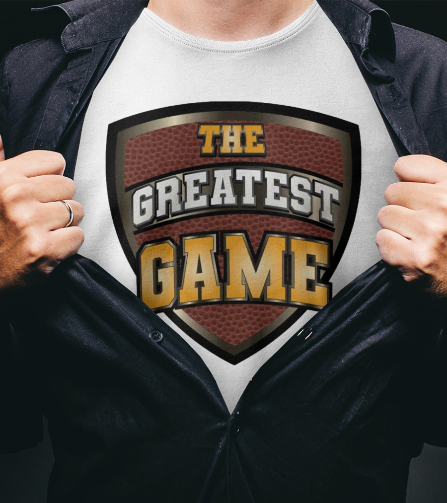 The Greatest Game Basketball Shield T-Shirt