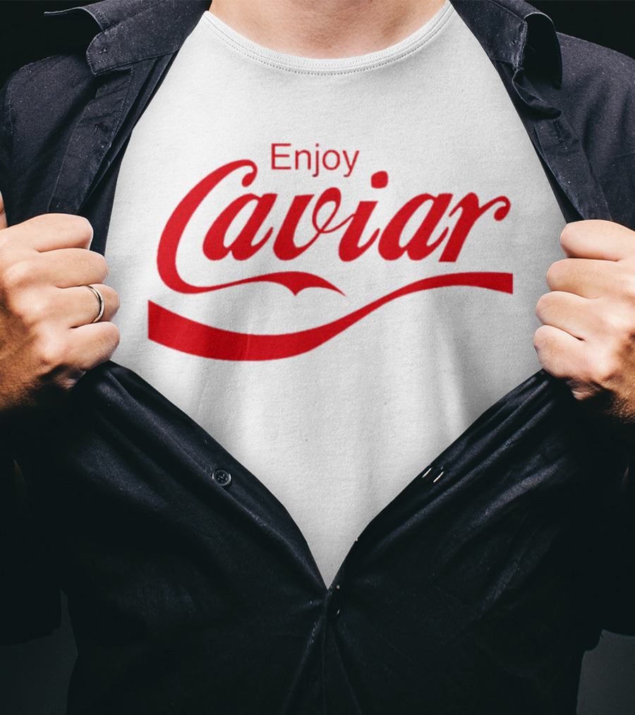Enjoy Caviar Coca-Cola T-Shirt