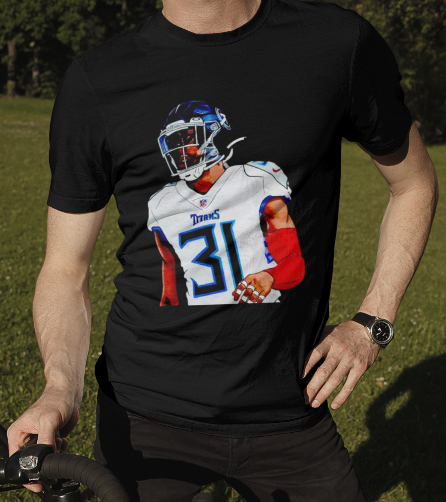 Kevin Byard Tennessee Titans 31 Cartoon NFL Player T-Shirt