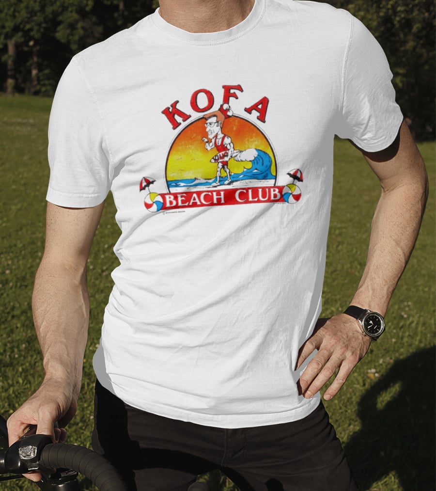 Kofa Beach Club Sunset Surfer T-Shirt