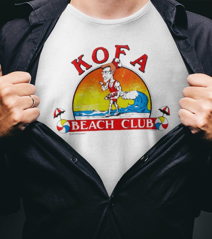 Kofa Beach Club Sunset Surfer T-Shirt