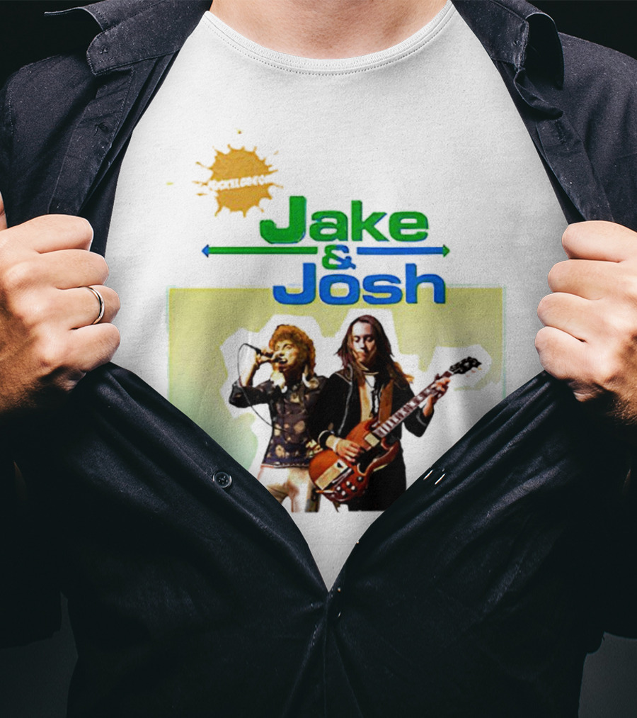Nickelodeon Jake And Josh Rock Music Duo T-Shirt