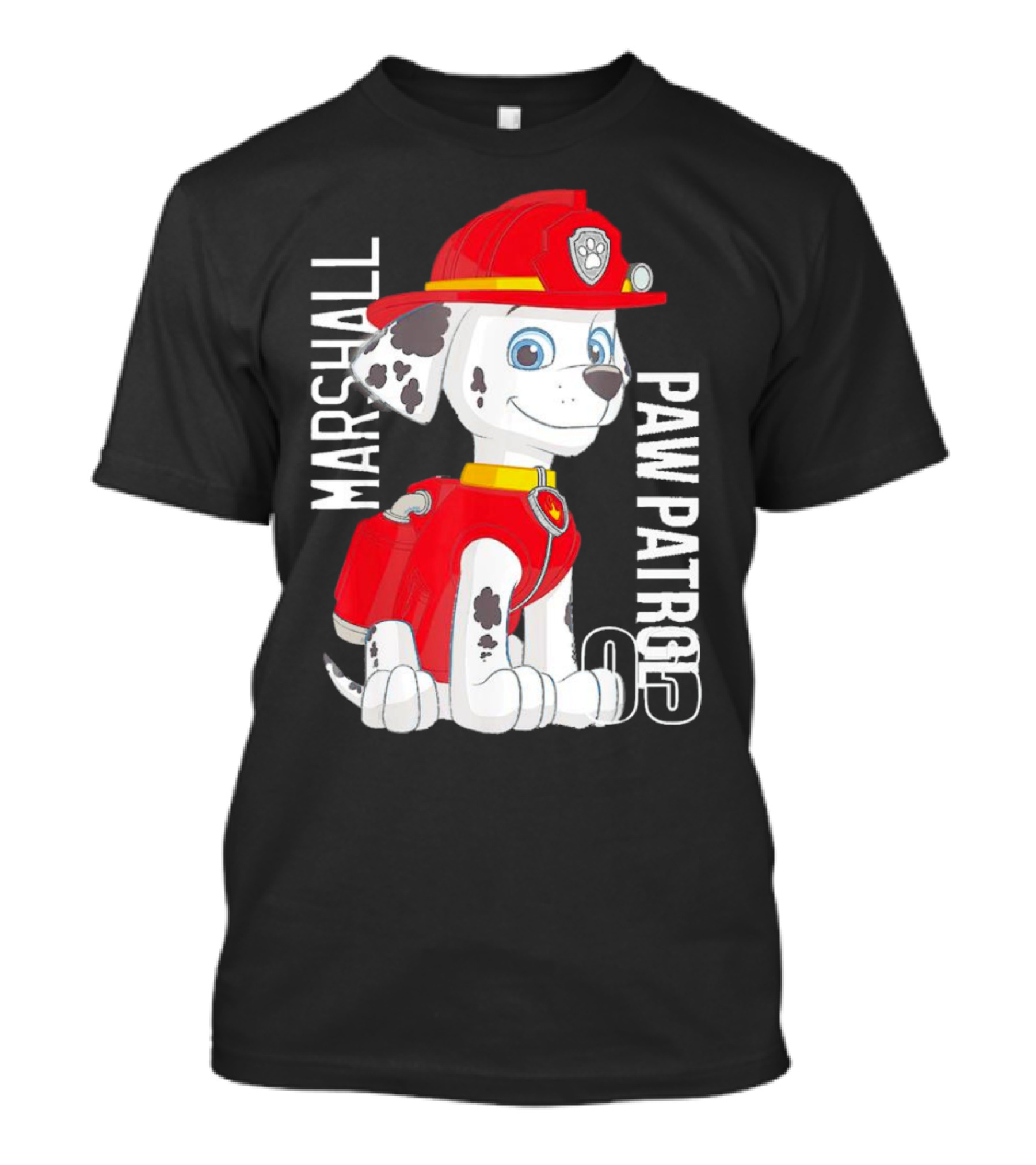 Marshal Paw Patrol Firefighter Pup With Bone Tag T-Shirt