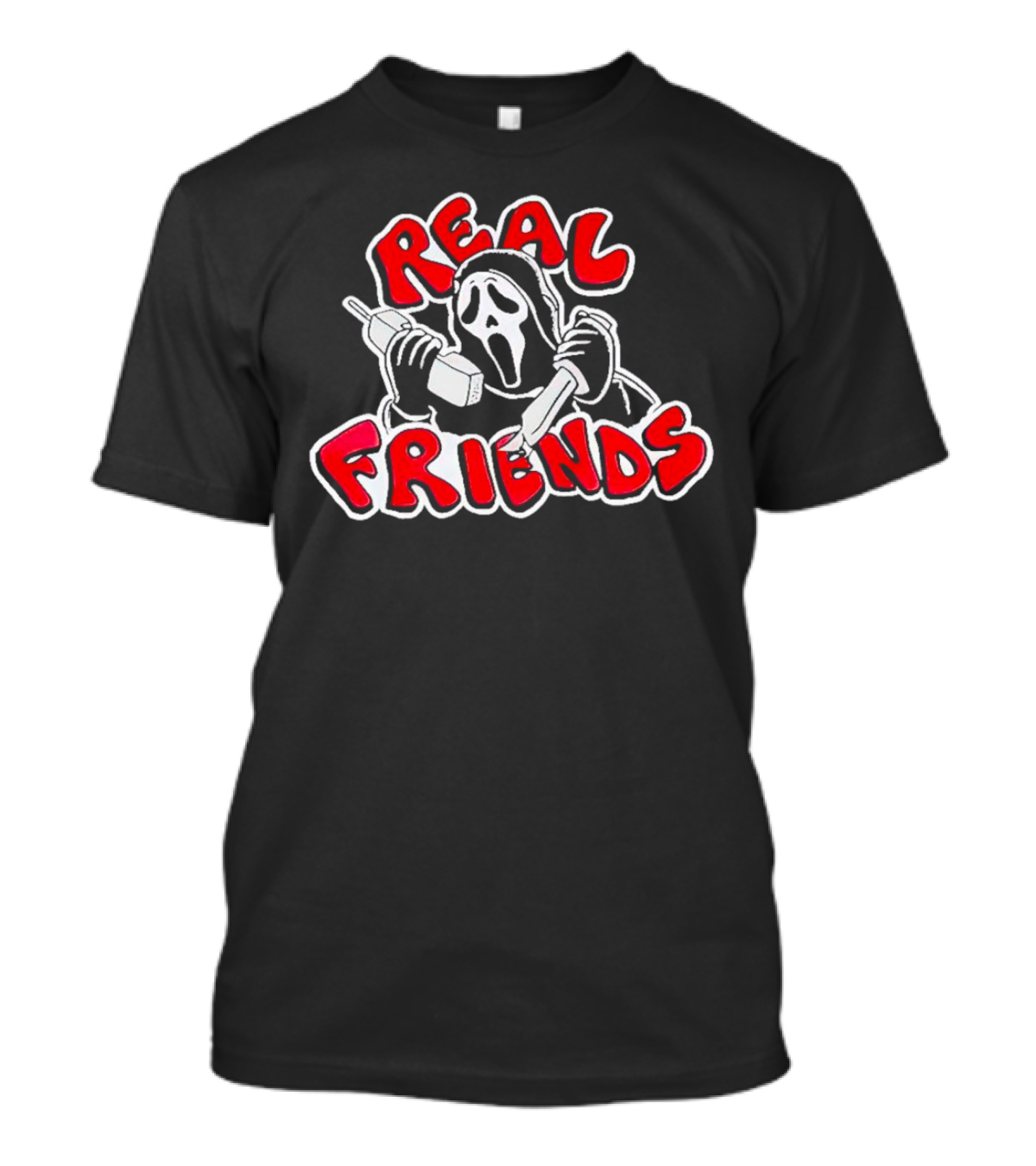 Real Friends Scream Ghostface Halloween Character T-Shirt