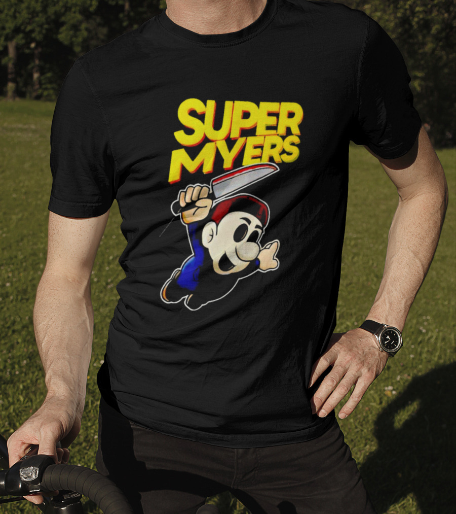 Super Myers Halloween Mario T-Shirt