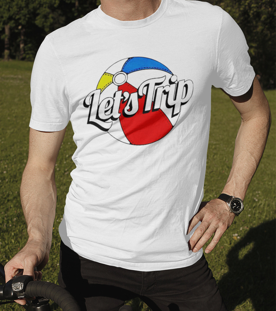 Let's Trip Colorful Beach Ball Adventure T-Shirt