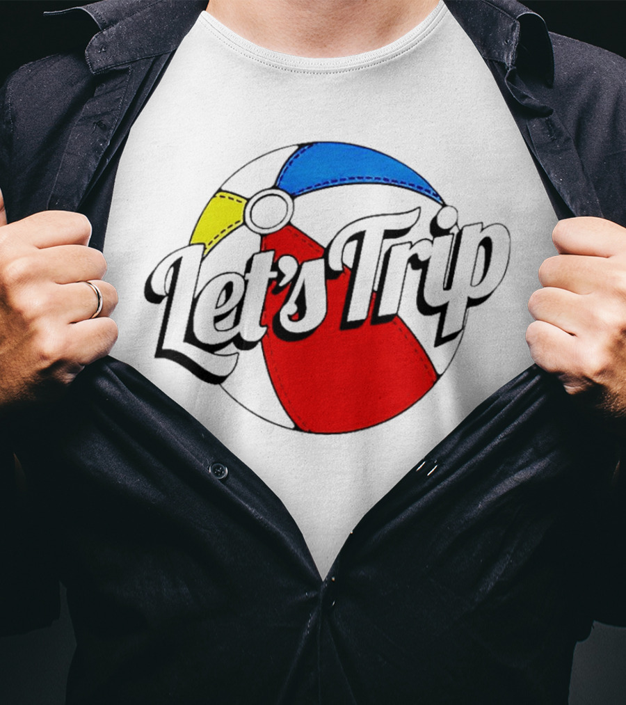 Let's Trip Colorful Beach Ball Adventure T-Shirt