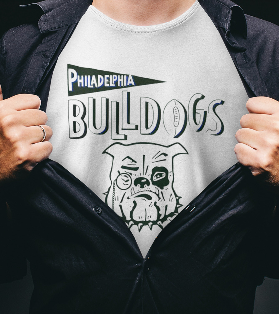 Philadelphia Bulldogs Bulldogs Football T-Shirt