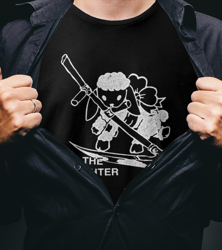 To The Slaughter Sheep Wielding Large Scythe T-Shirt