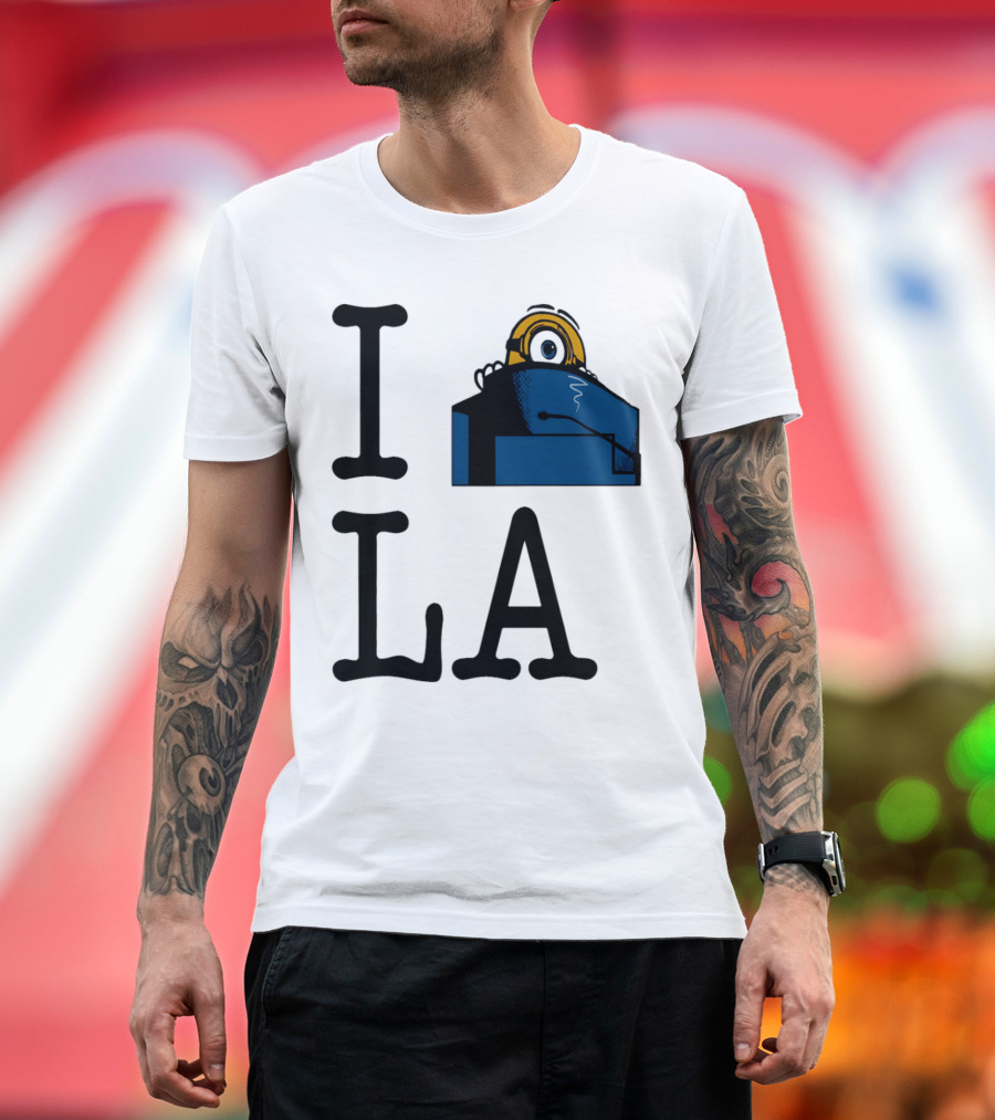I Minion Yellow Guy LA T-Shirt