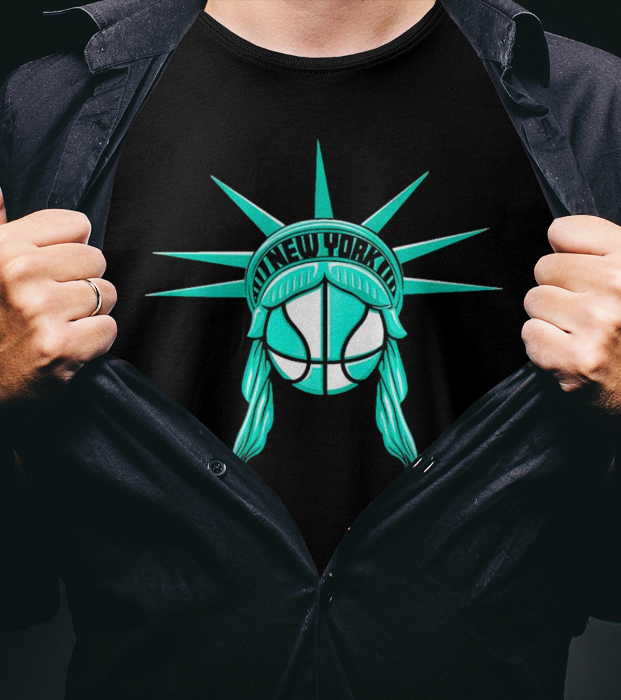 New York Liberty Basketball Lady Liberty T-Shirt
