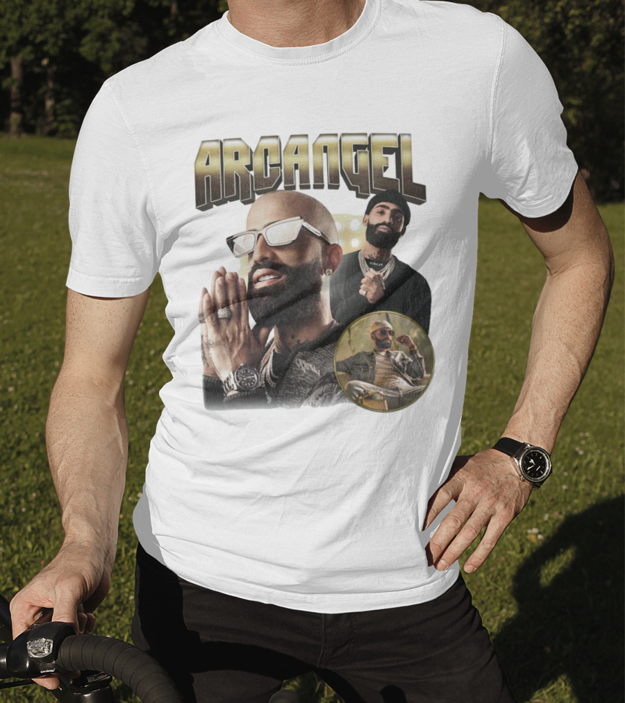 Arcangel Rapper Vintage Style Collage T-Shirt
