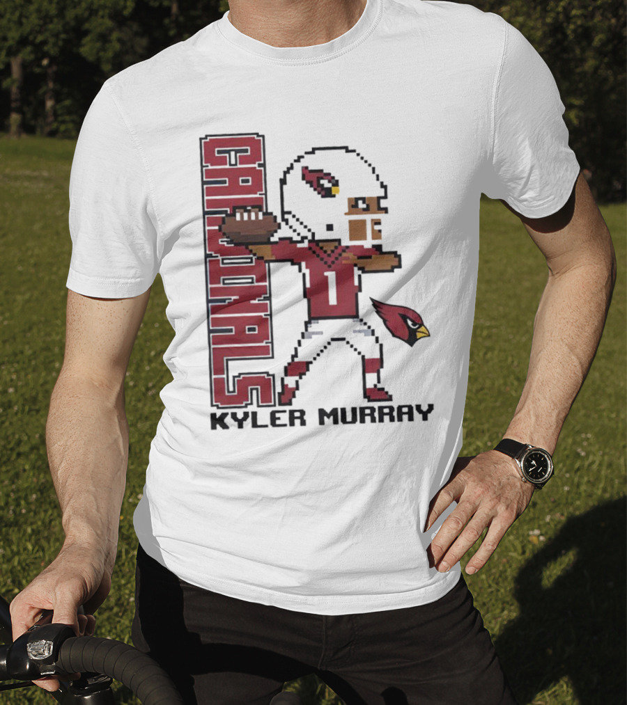 Cardinals Kyler Murray Arizona Football Pixel T-Shirt