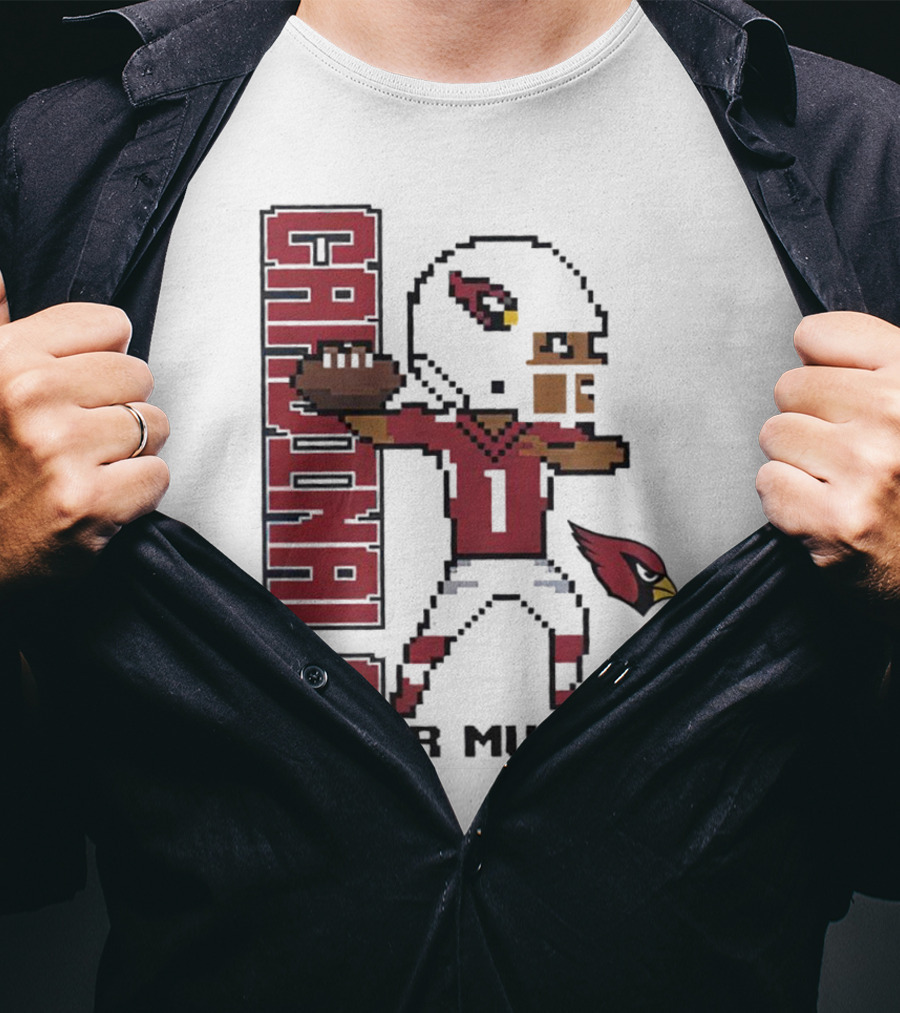 Cardinals Kyler Murray Arizona Football Pixel T-Shirt