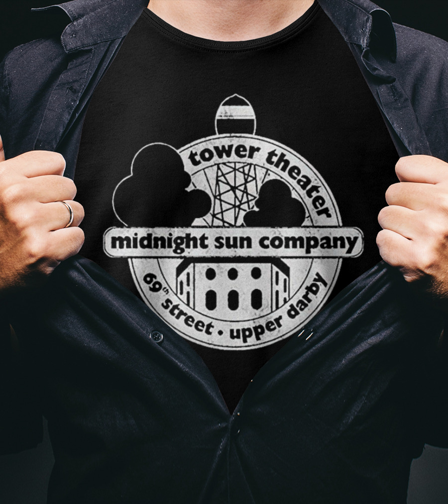Rory Gallagher Midnight Sun Company Tower Theater 69th Street Upper Darby T-Shirt