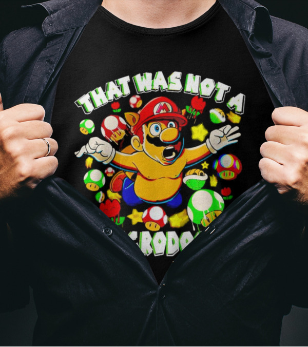 Super Mario That Was Not A Microdose With Mushrooms And Stars T-Shirt