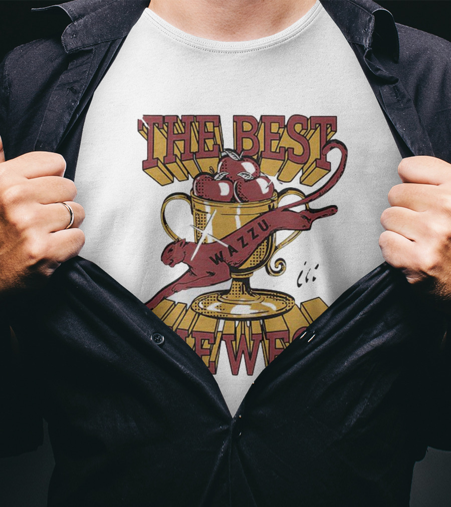 Wazzu The Best In The West Trophy Panther T-Shirt