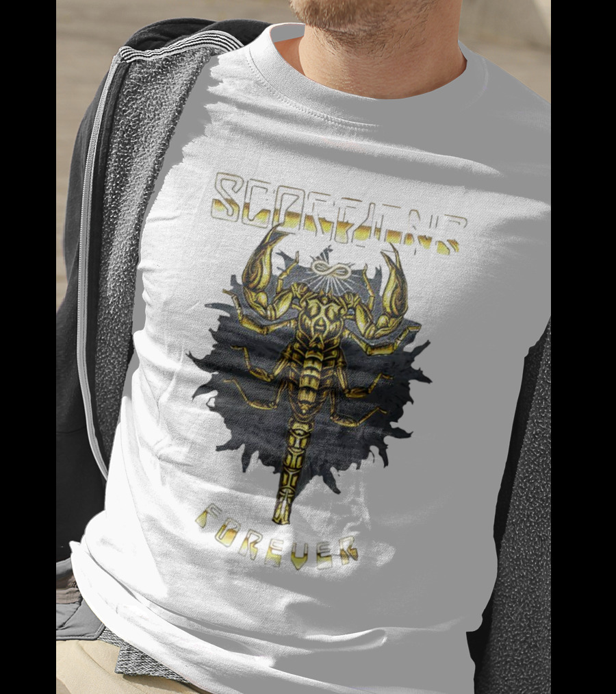 Scorpions Forever Metallic Rock T-Shirt