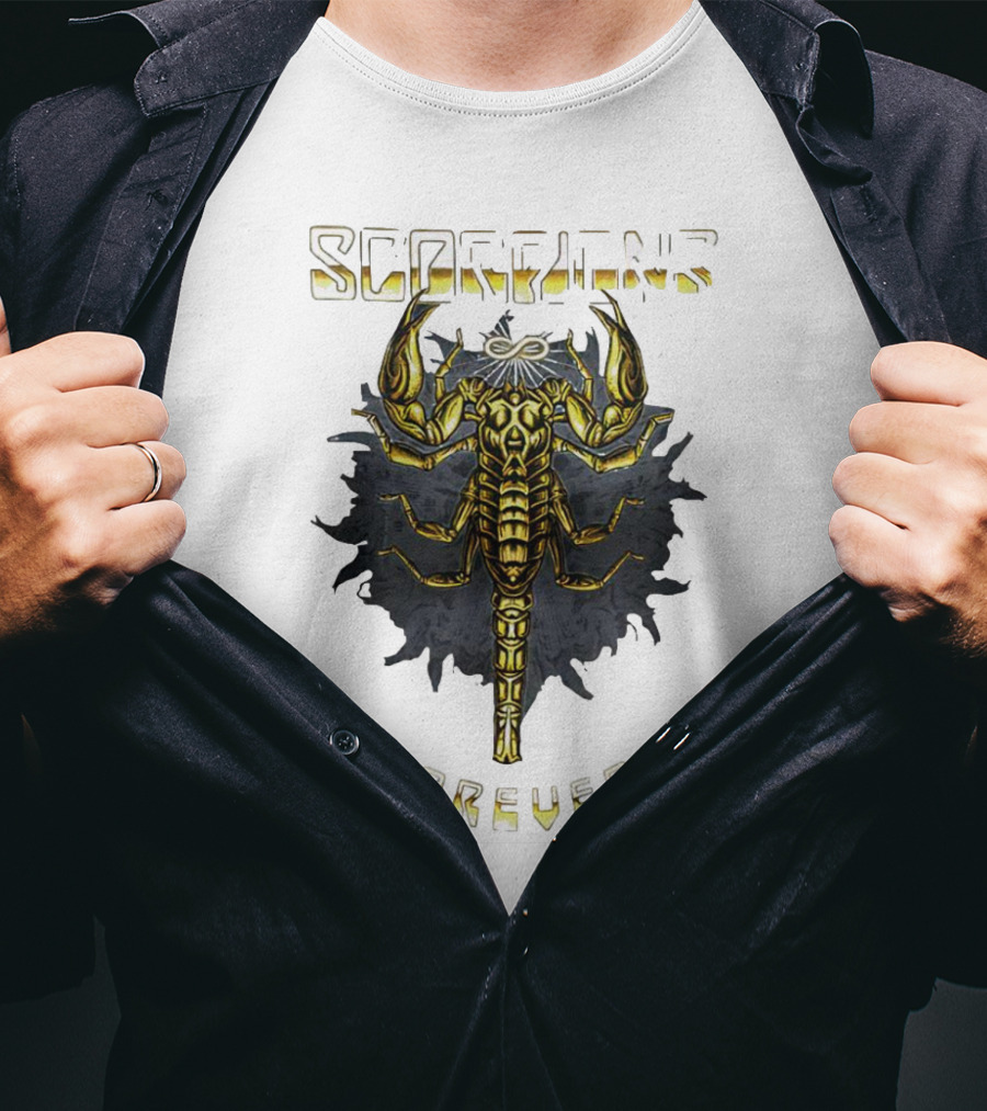 Scorpions Forever Metallic Rock T-Shirt