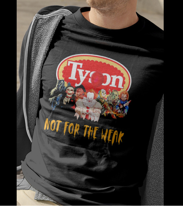 Tyson Horror Movie Characters Not For The Weak Floating Red Balloon Masks T-Shirt