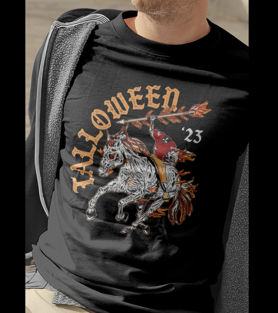 Florida State Seminoles Halloween 23 Flaming Spear Rider T-Shirt