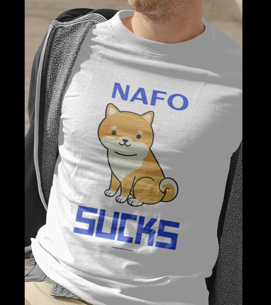 NAFO Furry Dog Meme Critique T-Shirt